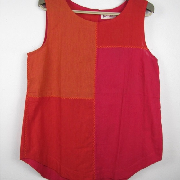 Northern Reflections Multicolor Patchwork Tank Top - Picture 3 of 3